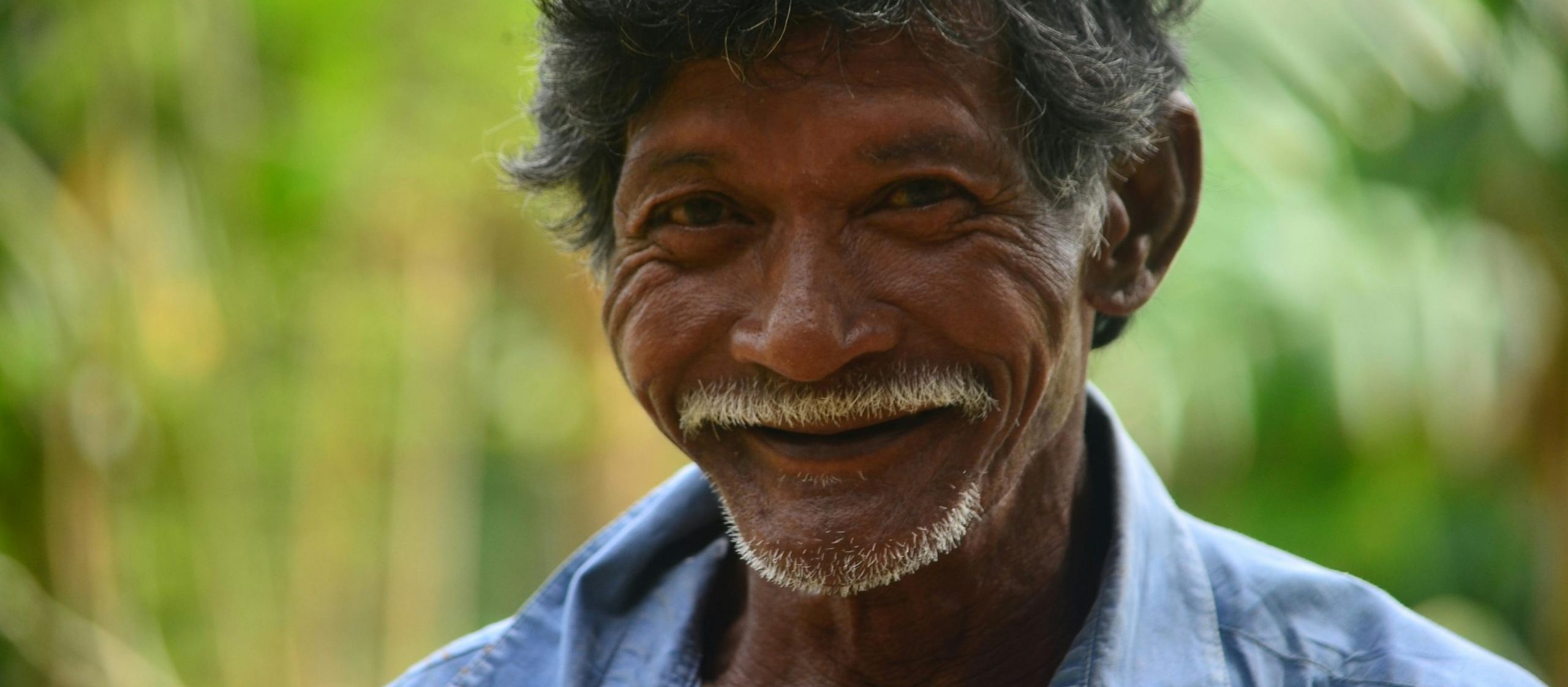 Smiling old man