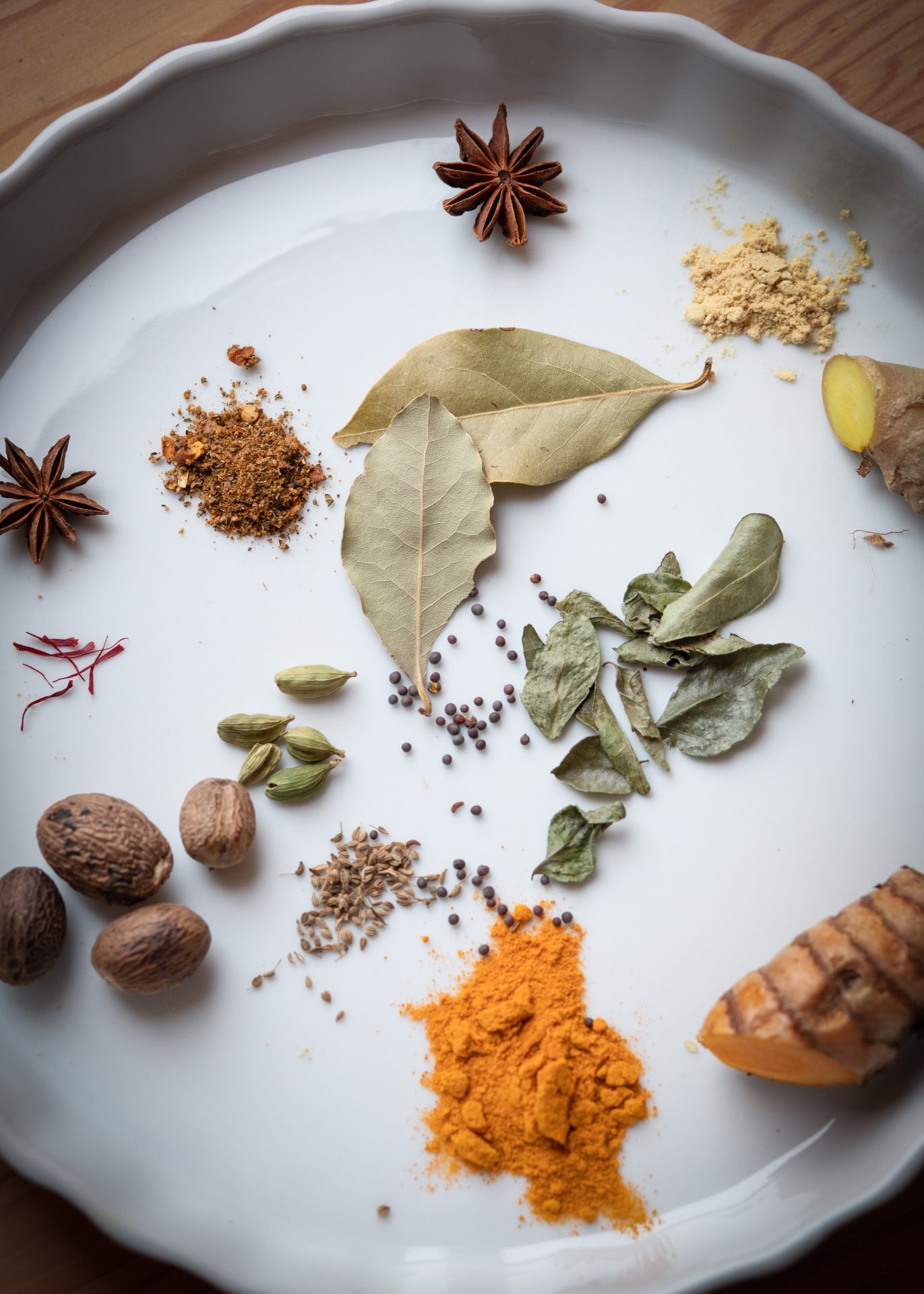 Jivita Ayurveda Retreat, Cooking spices and herbs